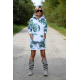 TURBO - langer Hoodie -monstera