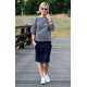 OLGA - sweatshirt with pockets - navy blue