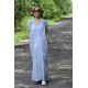 THERESA - long dress with ruffles