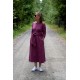 MARGARET - Dress with a wide belt and pockets