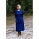 ERICA - Dress with a wide belt and pockets - navy blue