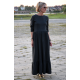 MARGO - cotton midi dress with 3/4 sleeves